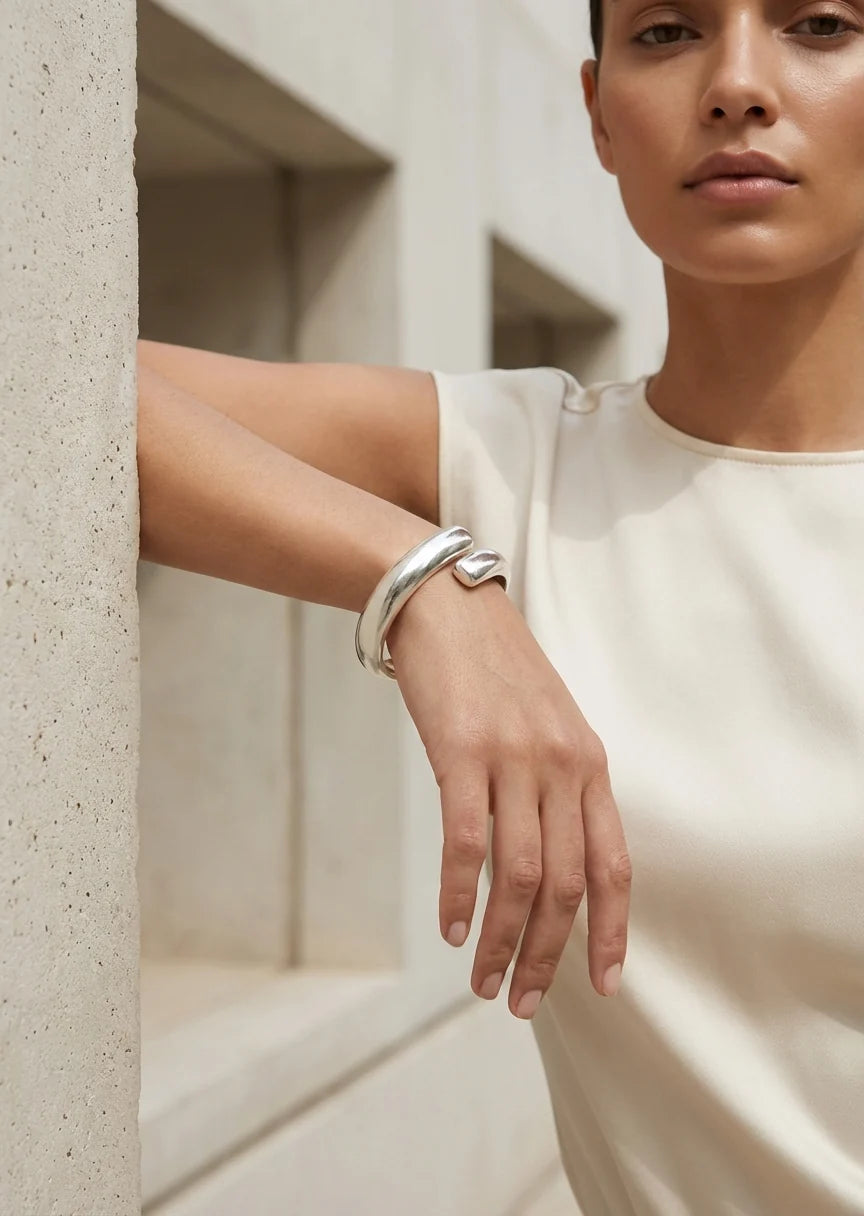 Silver Bangle Bracelet