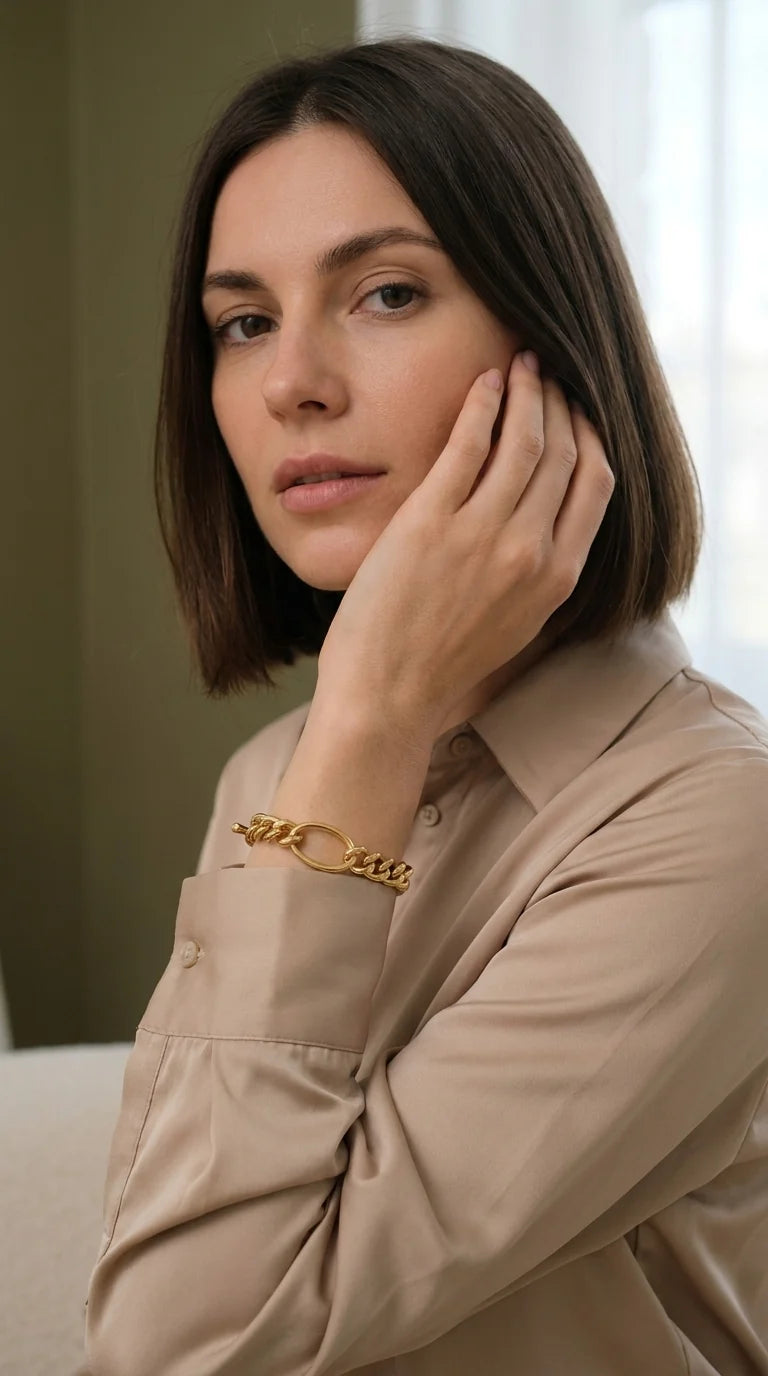 Gold Bangle Bracelet