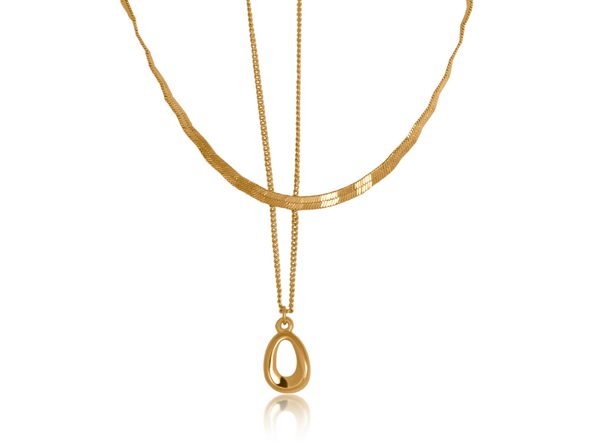 Pamela Necklace in Gold