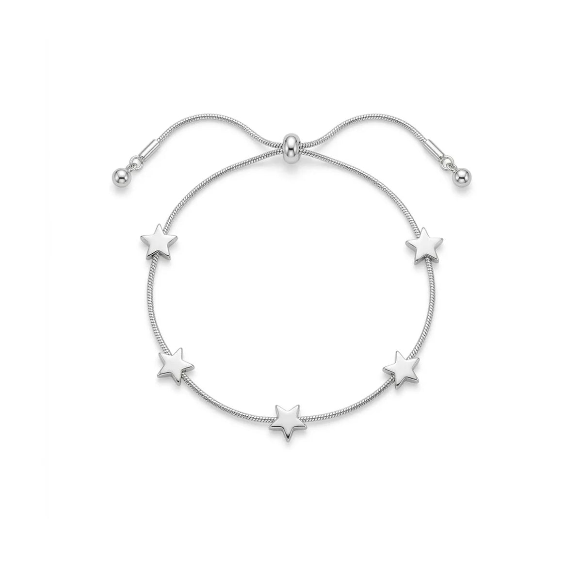 Five Stars Slider Bracelet