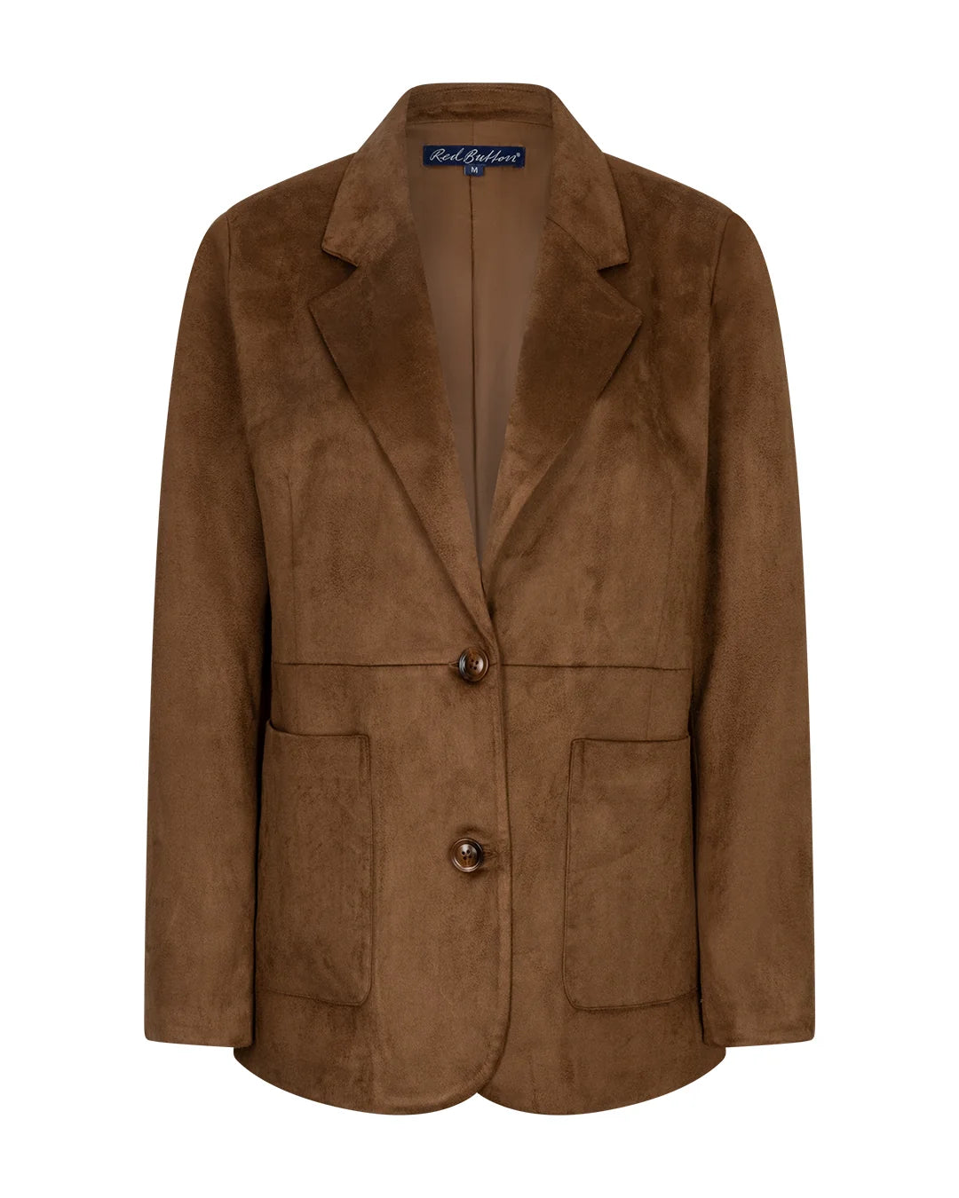 Suedine Blazer in Praline