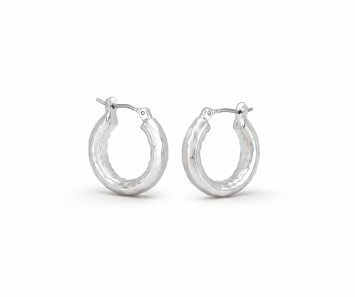 Textured Hoop Earrings