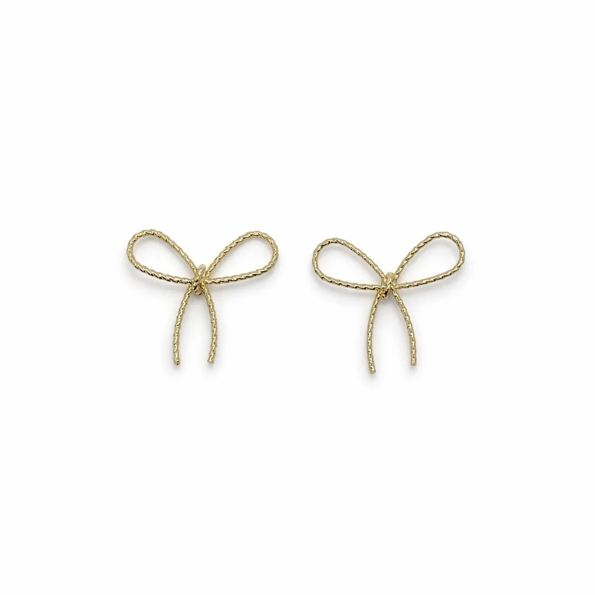 Ribbon Stud Earrings