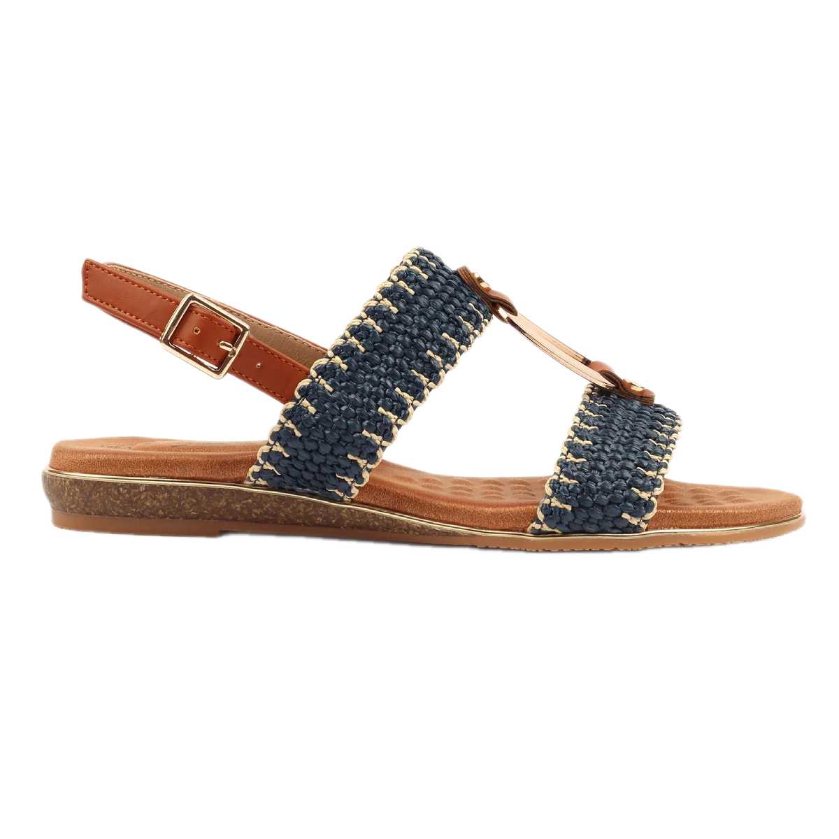 Jules Sandal in Navy