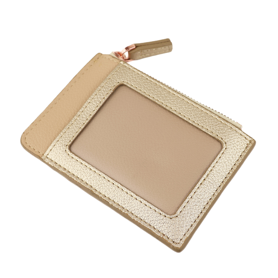 POM Gold Metallic Card Purse