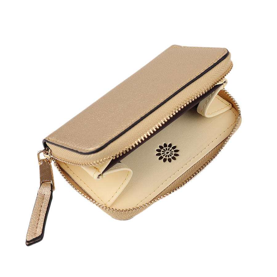 POM 82004 Gold mini purse