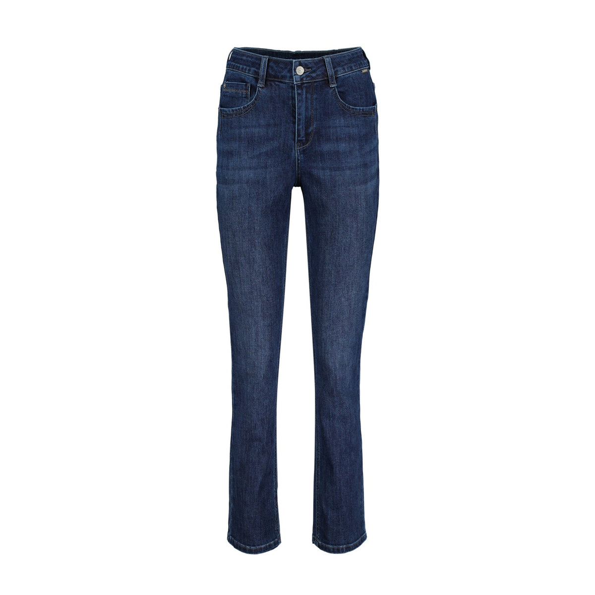 Red Button Kate high-rise straight leg jeans in dark stone — front view