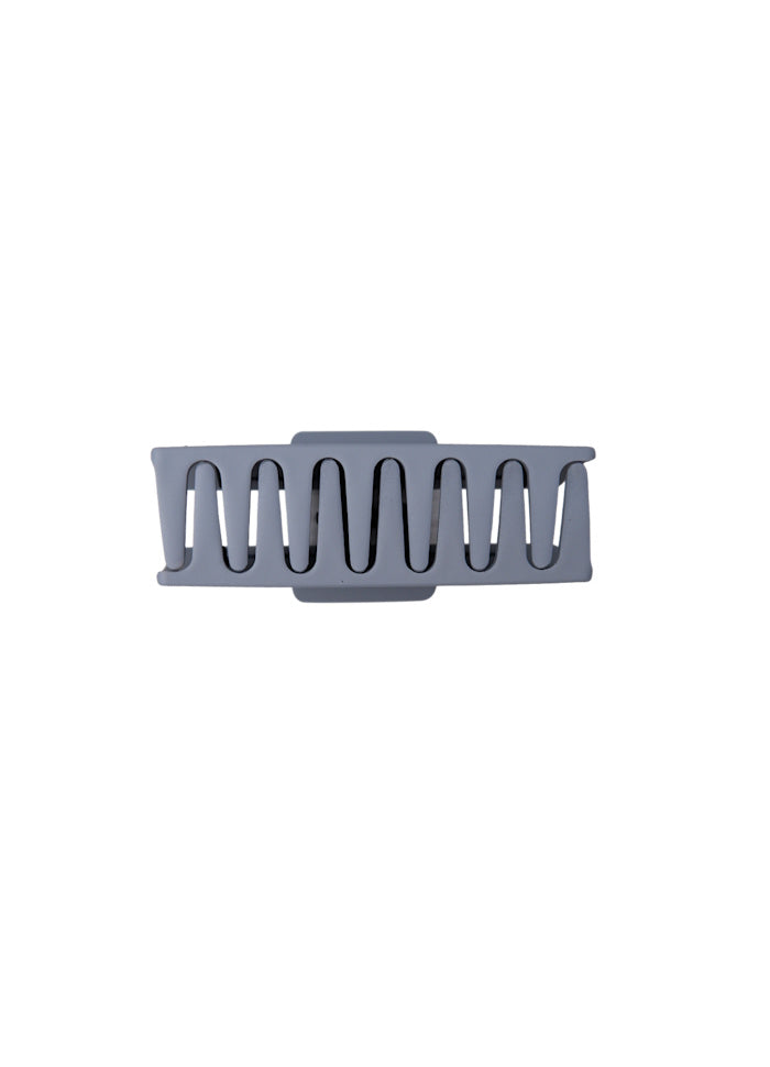 Belinda Matt Hair Claw in Blue