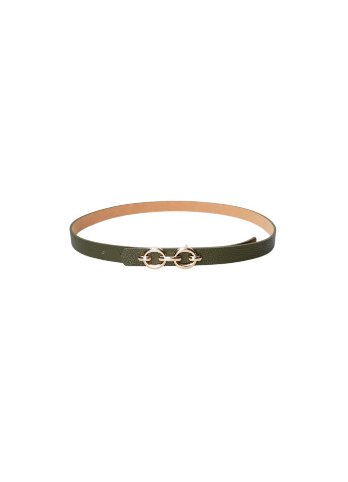 Lotu Belt in Olive Dust