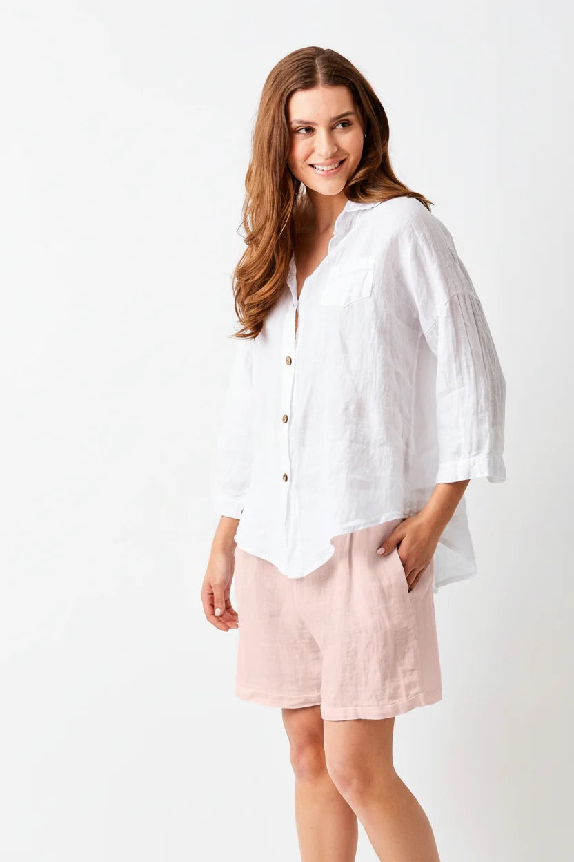 Simona Linen Shorts