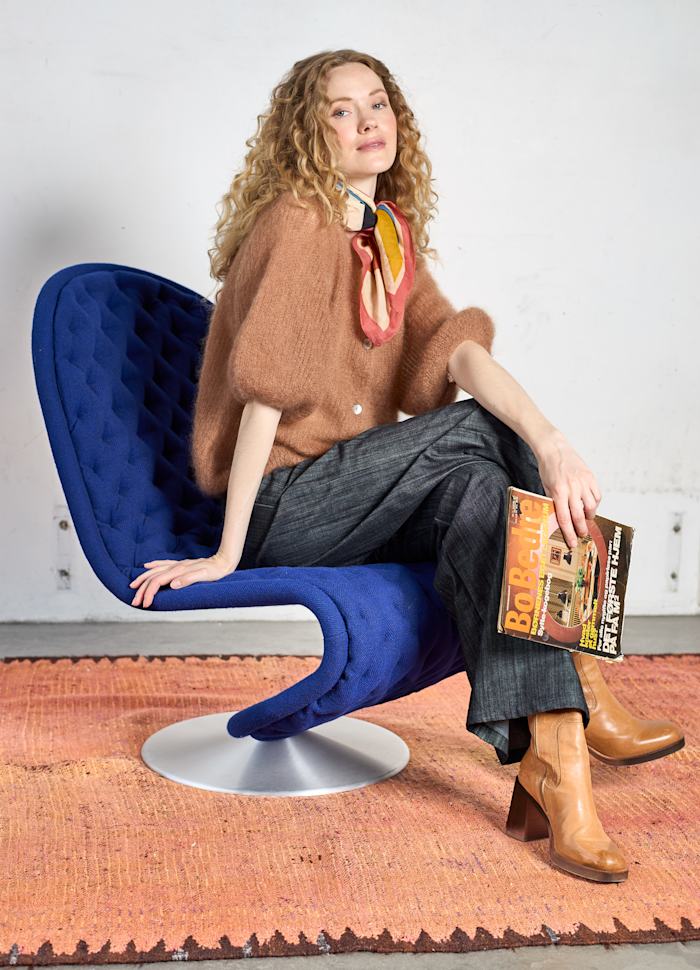 BJOERK Patent Knit Cardigan