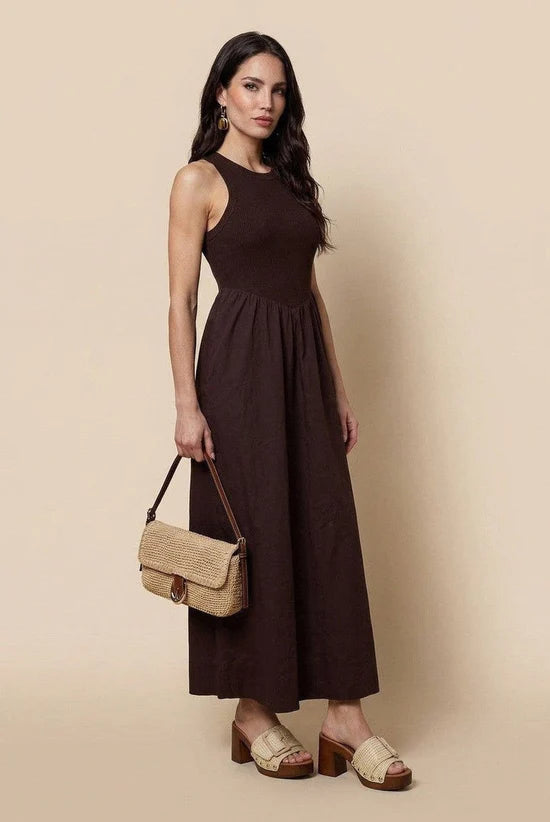 Urban Bliss maxi Dress - Chocolate