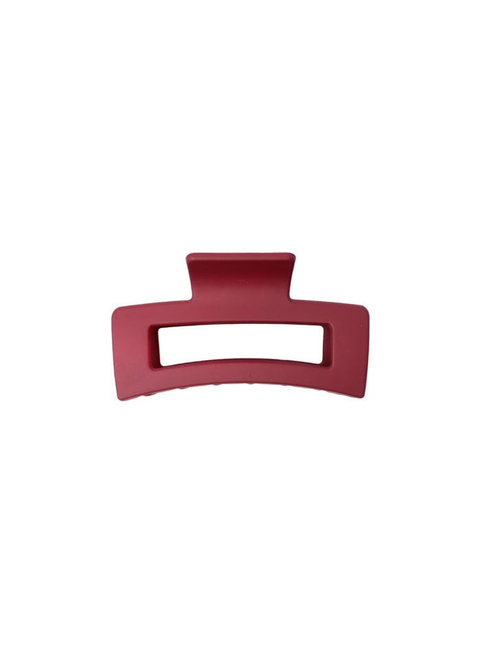 Berlin Matt Hair Claw in Wine